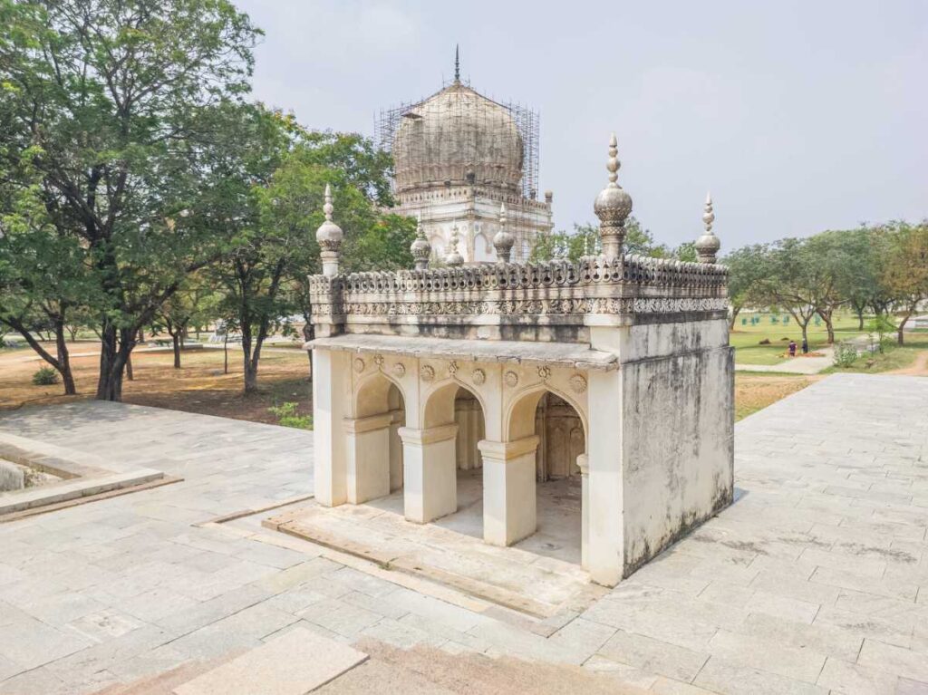 Qutub Shahi Tombs view